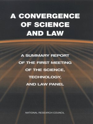 cover image of A Convergence of Science and Law